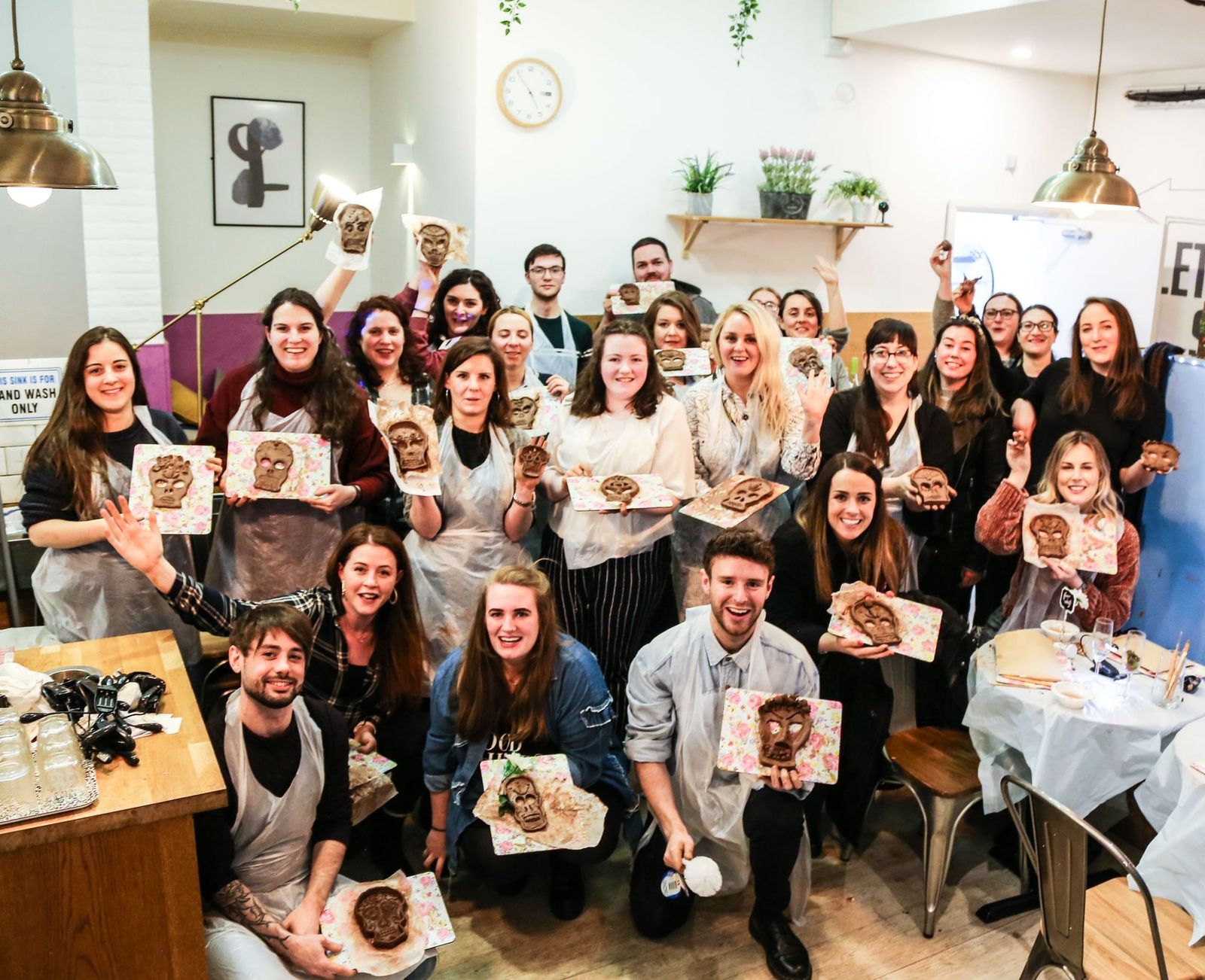 Pottery and prosecco event 1