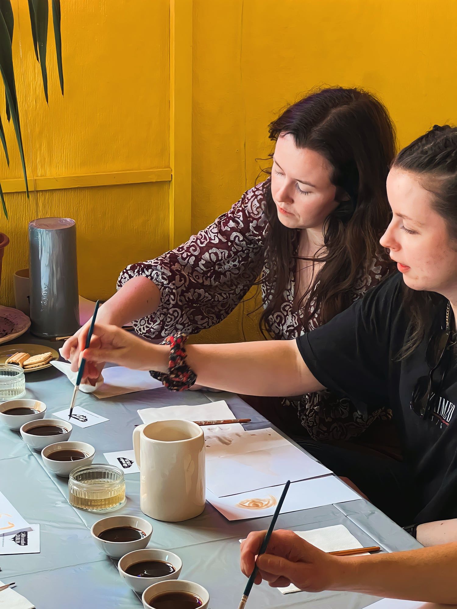 Coffee painting workshop 2