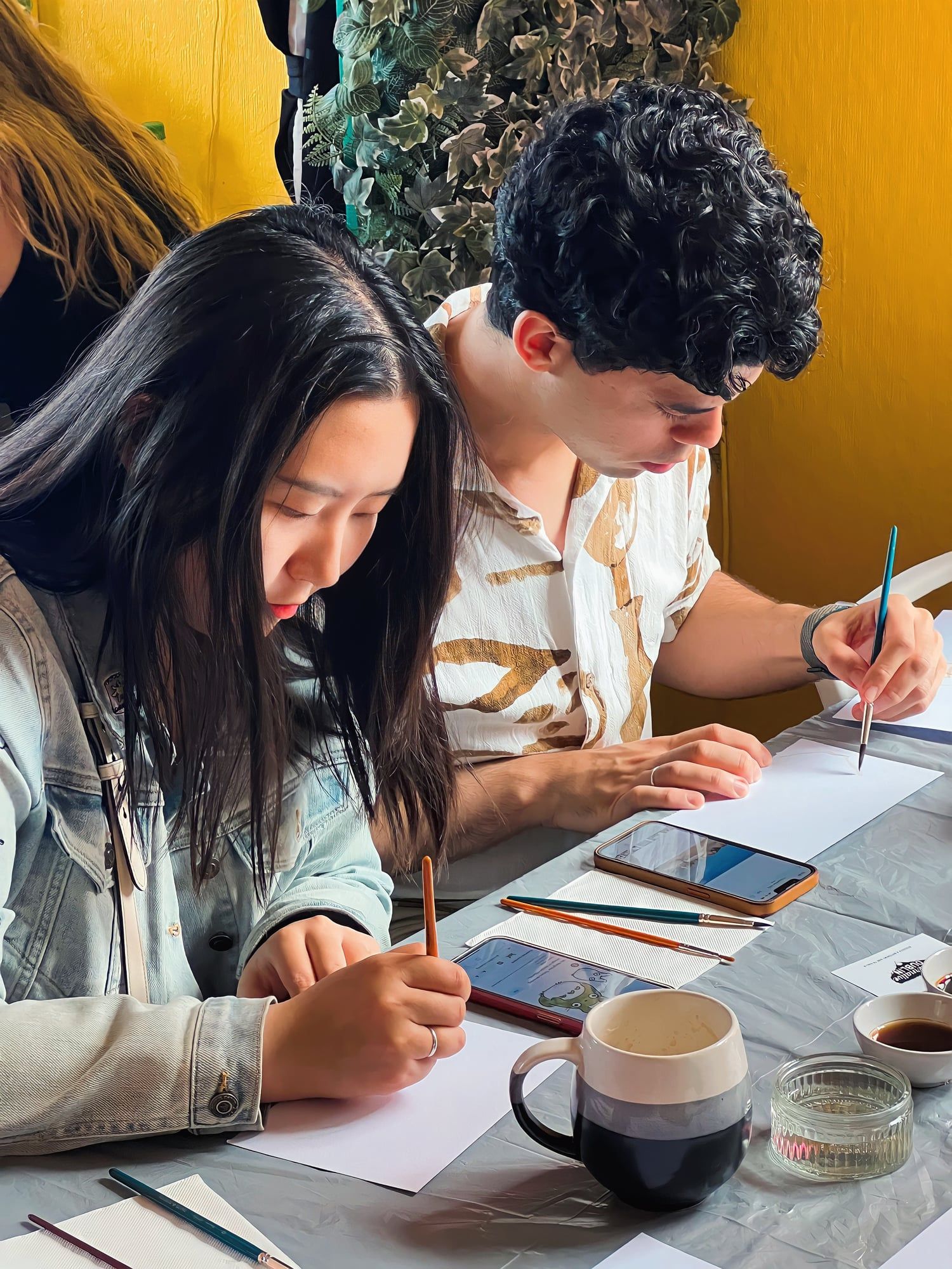 Coffee painting workshop 3
