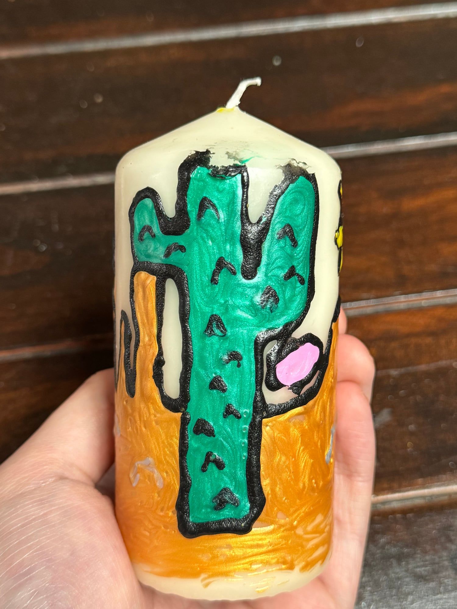 Candle painting