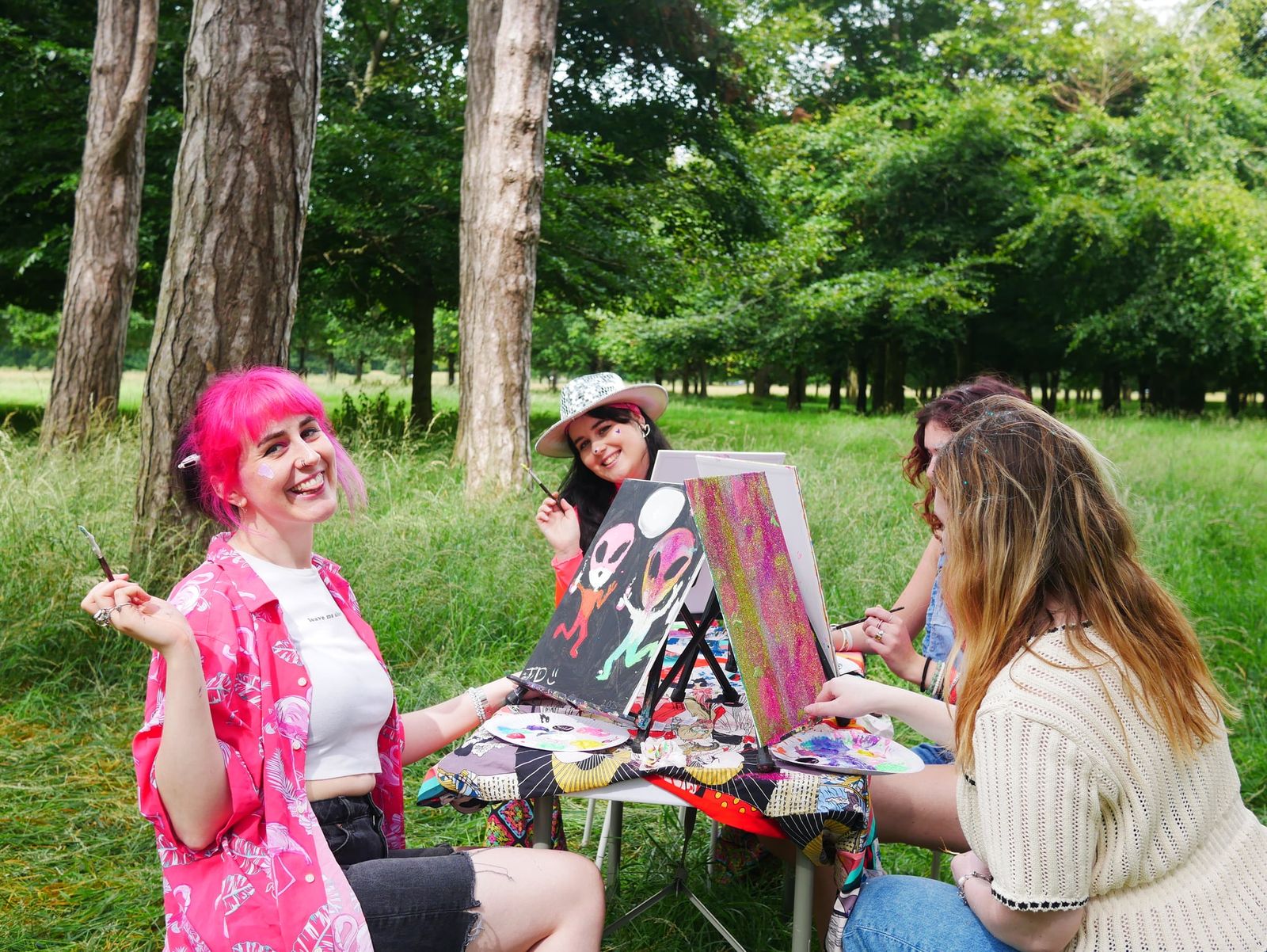 Paint and sip event 1