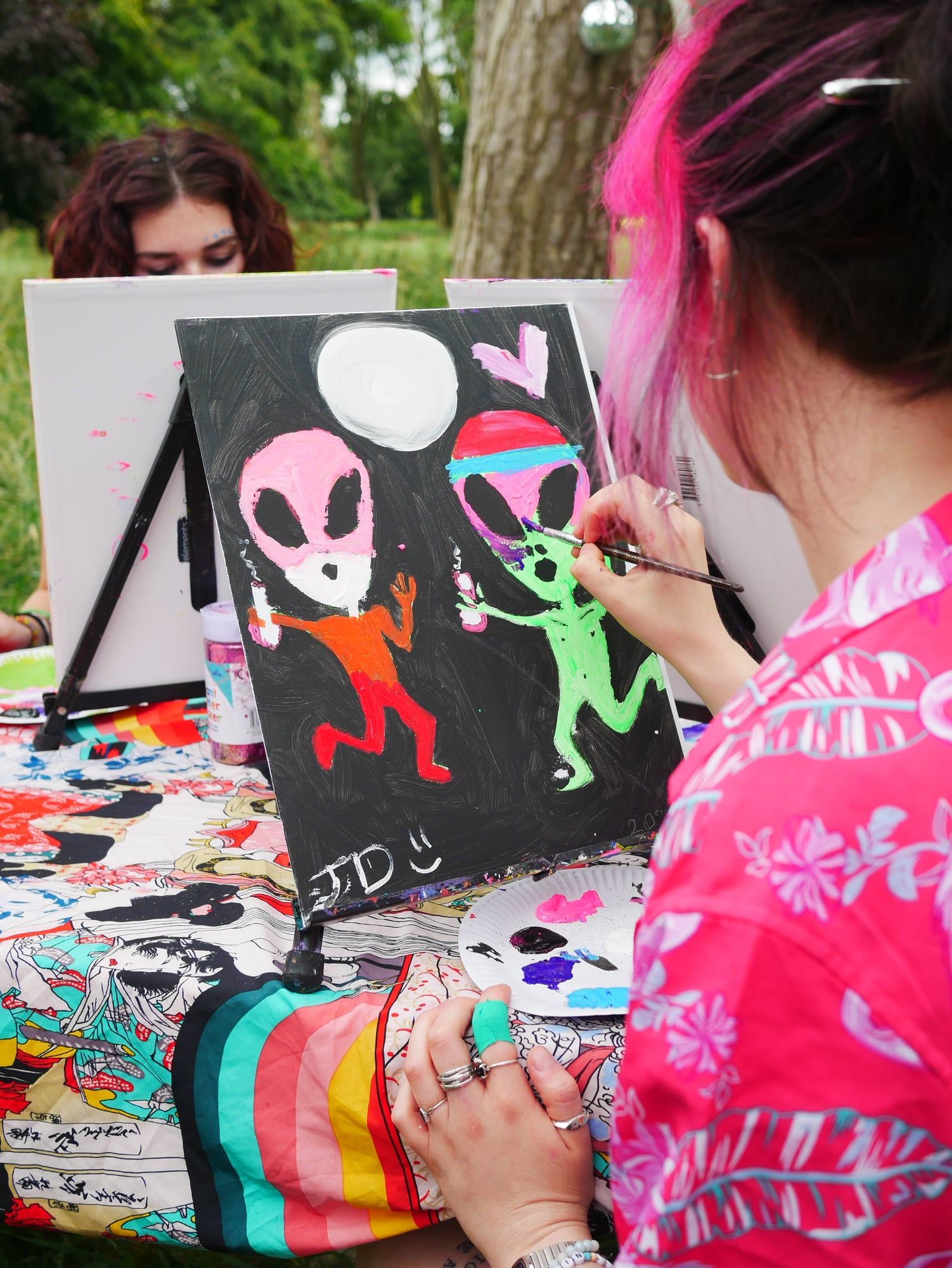 Paint and sip event 2