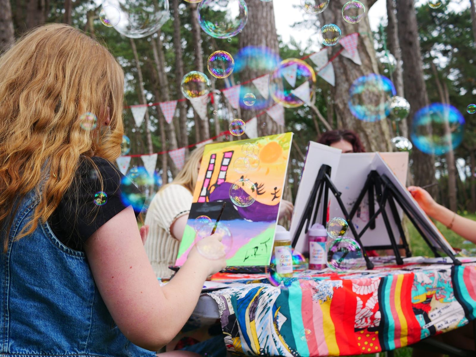 Paint and sip event 3