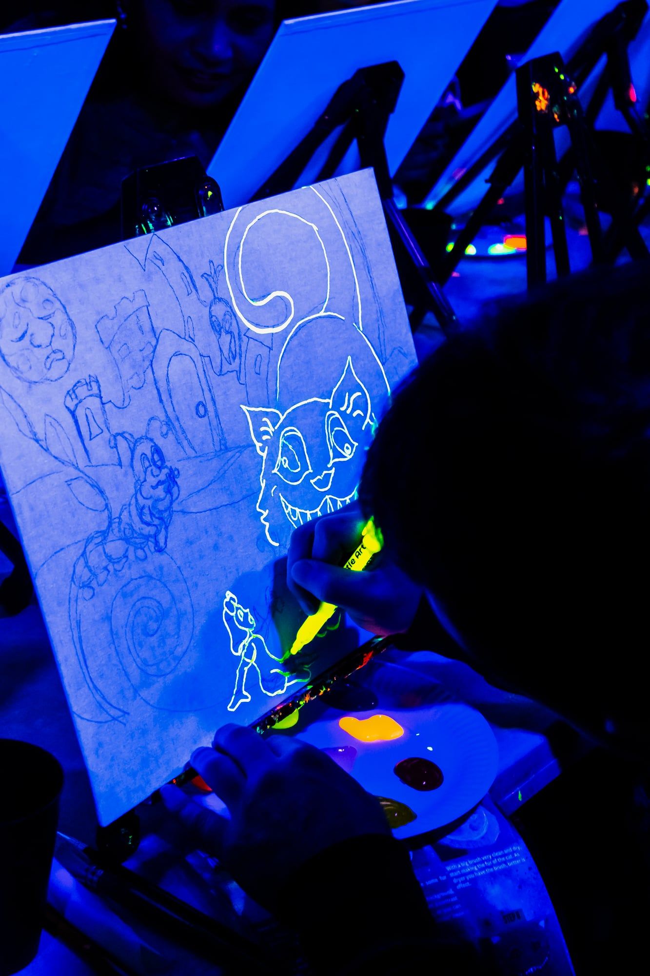 Neon painting 3