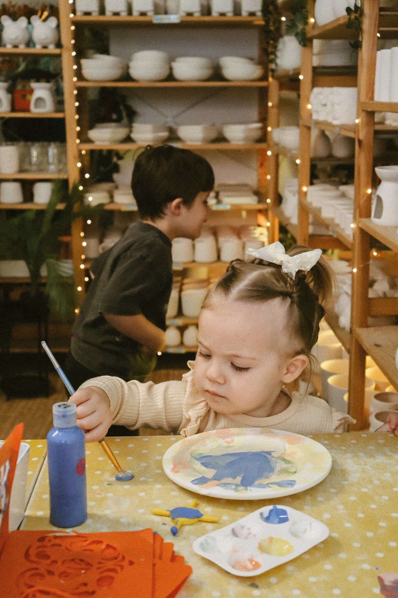 Family pottery painting 3