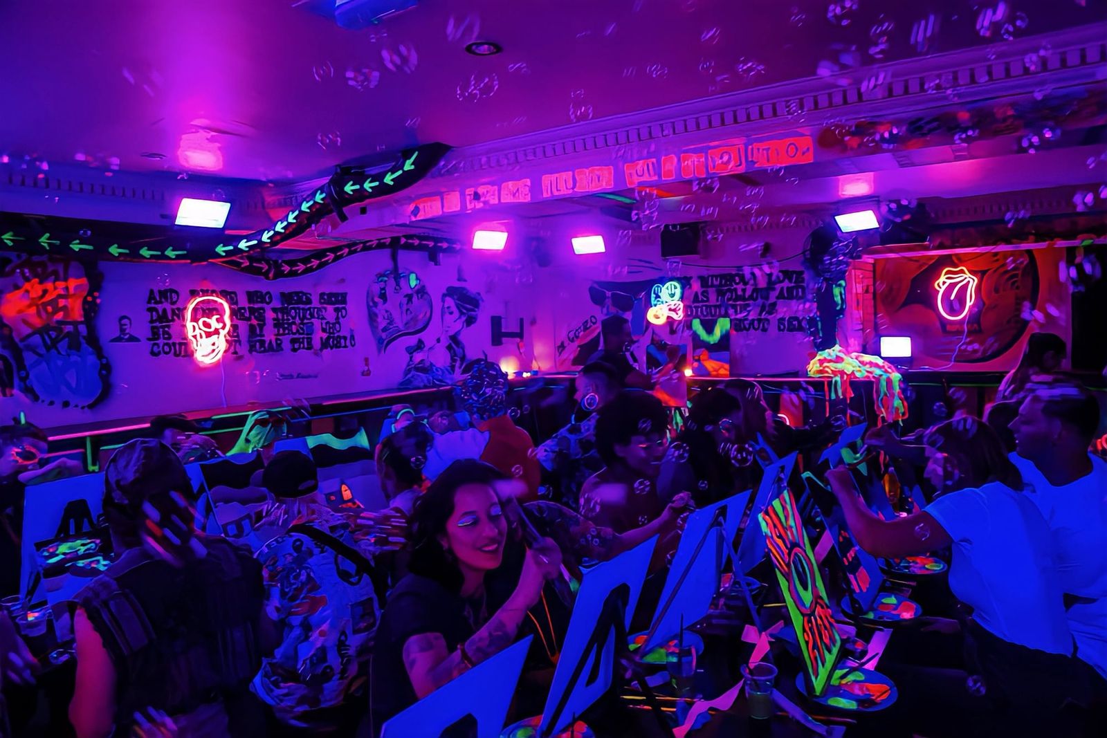 Glow in the dark painting