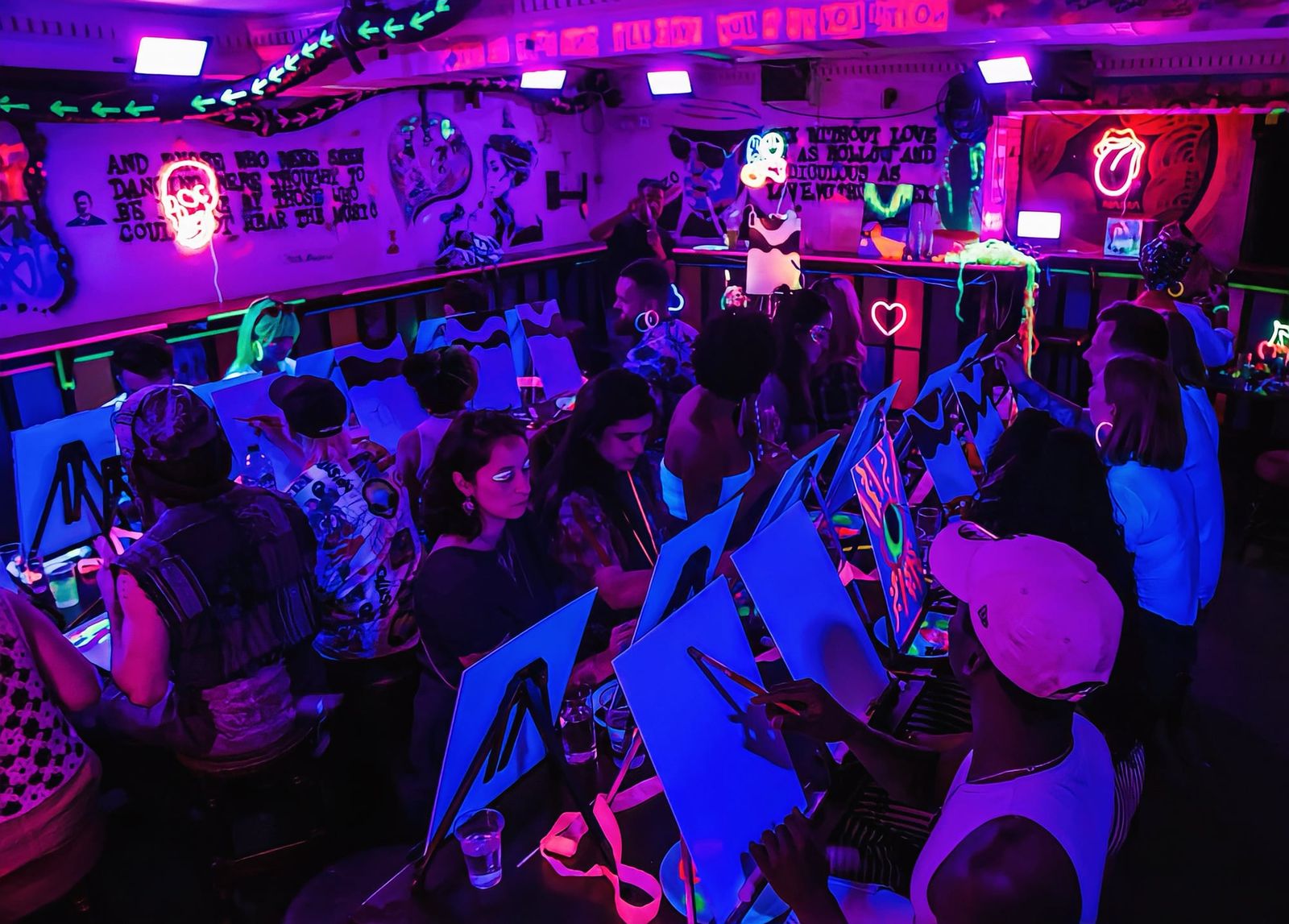 Glow in the dark painting 4