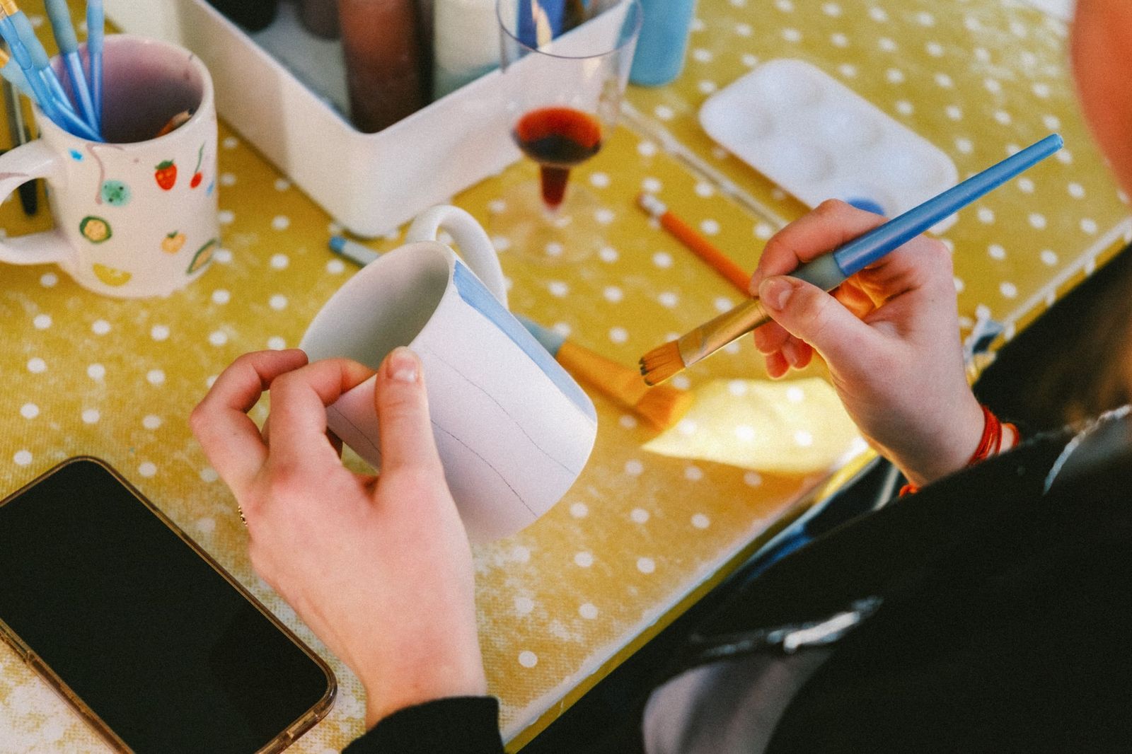Pottery painting session 2