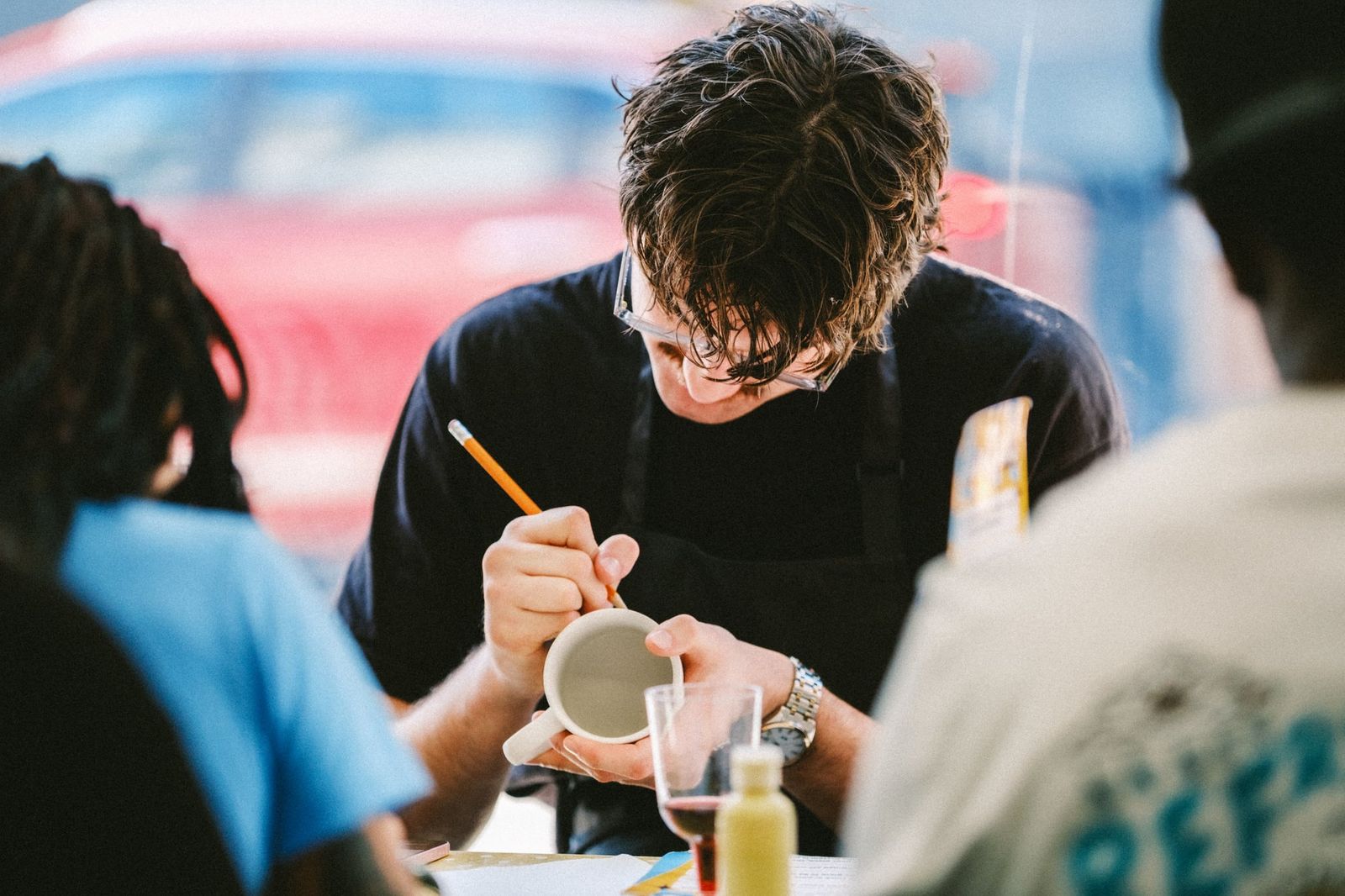 Pottery painting session 3