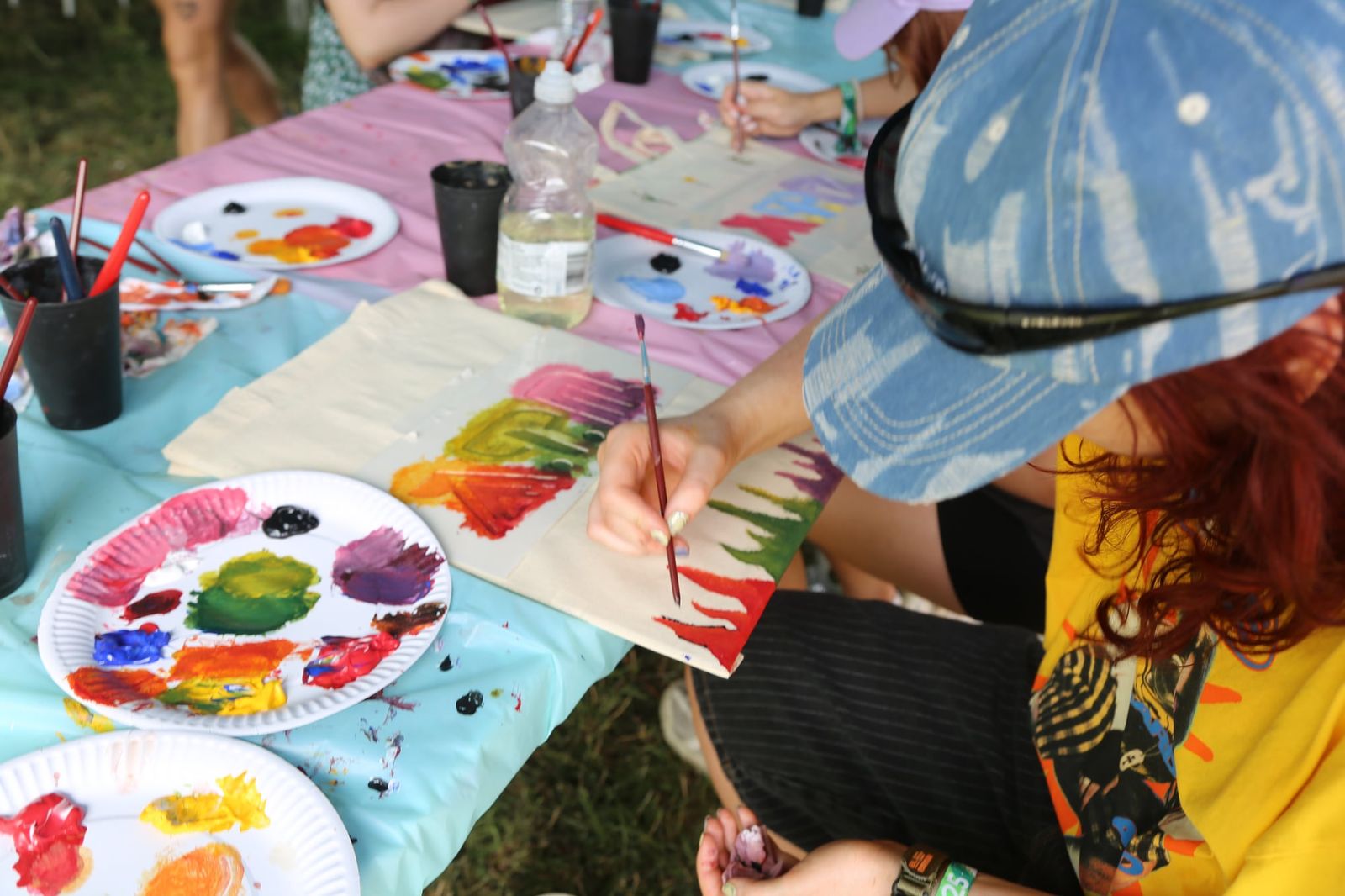 Tote bag painting workshop 1